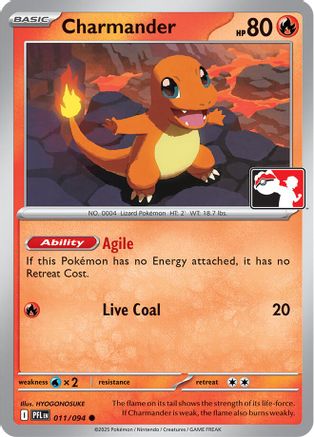 Image of Charmander 011/094  Prize Pack Series Cards - Common
