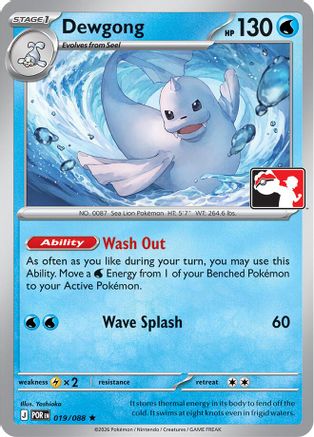 Image of Dewgong 019/088  Prize Pack Series Cards - Rare