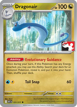 Image of Dragonair 151/217  Prize Pack Series Cards - Uncommon