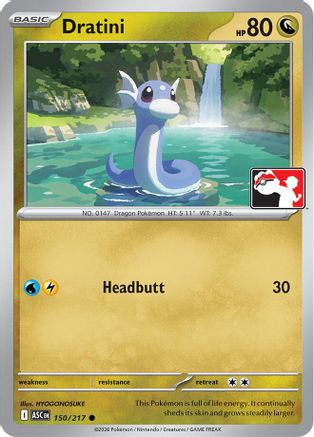 Image of Dratini 150/217  Prize Pack Series Cards - Common