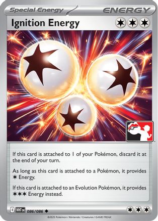 Image of Ignition Energy (Cosmos Holo) 086/086  - Holofoil Prize Pack Series Cards - Uncommon