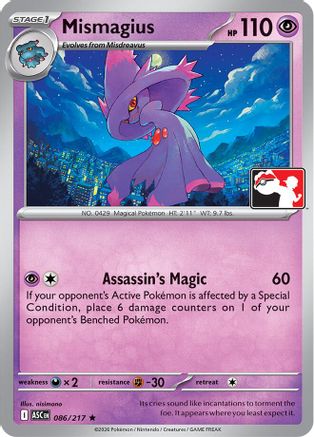 Image of Mismagius 086/217  Prize Pack Series Cards - Rare