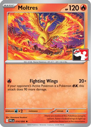 Image of Moltres 014/094  Prize Pack Series Cards - Rare
