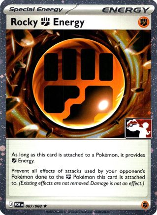 Image of Rocky Fighting Energy (Cosmos Holo) 087/088  - Holofoil Prize Pack Series Cards - Rare