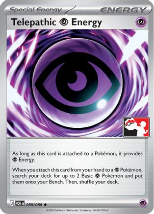 Image of Telepathic Psychic Energy 088/088  Prize Pack Series Cards - Rare