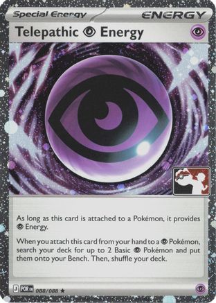 Image of Telepathic Psychic Energy (Cosmos Holo) 088/088  - Holofoil Prize Pack Series Cards - Rare