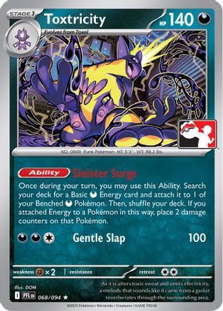 Image of Toxtricity 068/094  Prize Pack Series Cards - Rare