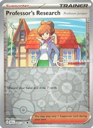 Image of Professor's Research [Professor Juniper] 085/086  - Reverse Holofoil Professor Program Promos - Promo