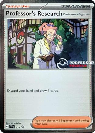 Image of Professor's Research [Professor Magnolia] 223  - Holofoil Professor Program Promos - Promo
