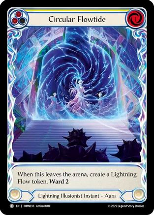 Image of Circular Flowtide (Extended Art) (OMN033) - Omens of the Third Age Cold Foil