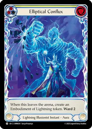 Image of Elliptical Conflux (Extended Art) (OMN034) - Omens of the Third Age Cold Foil