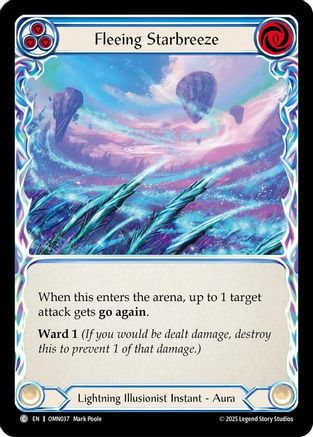 Image of Fleeing Startbreeze (OMN037) - Omens of the Third Age