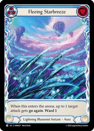 Image of Fleeing Starbreeze (Extended Art) (OMN037) - Omens of the Third Age Cold Foil