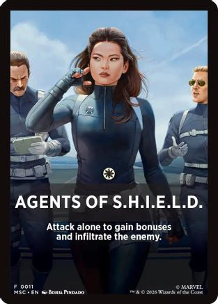 Image of Agents of S.H.I.E.L.D. Theme Card (MSC-011) - Commander: Marvel Super Heroes