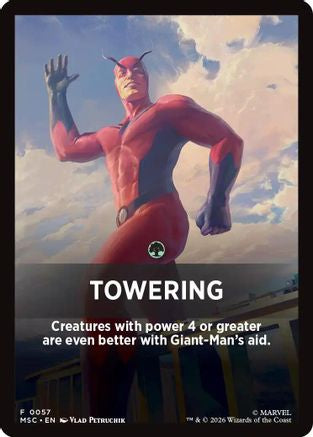 Image of Towering Theme Card (MSC-057) - Commander: Marvel Super Heroes