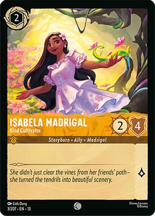 Image of Isabela Madrigal - Kind Cultivator (3/204) - Attack of the Vine Cold Foil