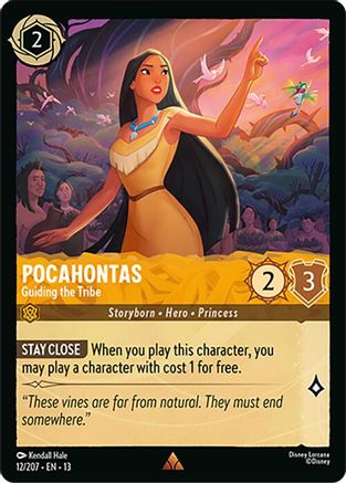 Image of Pocahontas - Guiding the Tribe (12/204) - Attack of the Vine