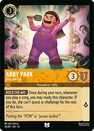 Image of Abby Park - Over the Top (14/204) - Attack of the Vine Cold Foil