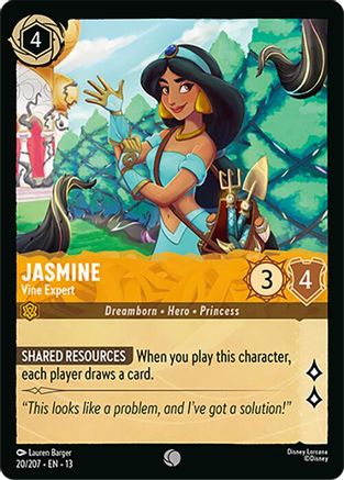 Image of Jasmine - Vine Expert (20/204) - Attack of the Vine
