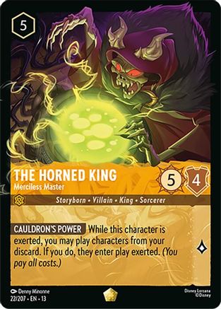 Image of The Horned King - Merciless Master (22/204) - Attack of the Vine