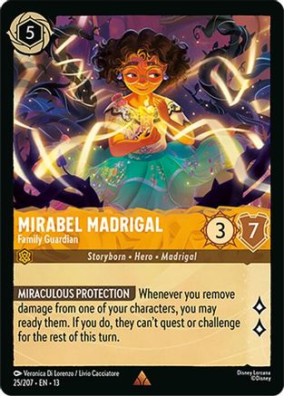 Image of Mirabel Madrigal - Family Guardian (25/204) - Attack of the Vine