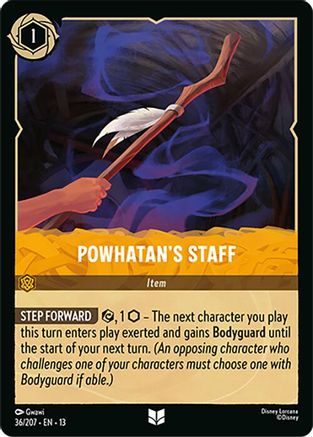 Image of Powhatan's Staff (36/204) - Attack of the Vine