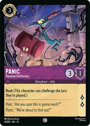 Image of Panic - Hammer Enthusiast (41/204) - Attack of the Vine