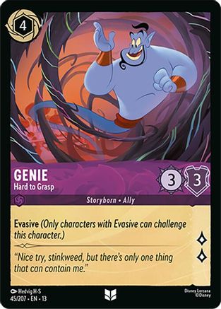 Image of Genie - Hard to Grasp (45/204) - Attack of the Vine Cold Foil