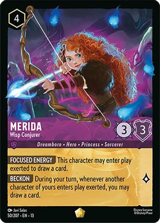 Image of Merida - Wisp Conjurer (50/204) - Attack of the Vine