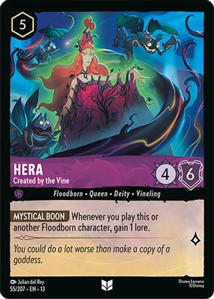 Image of Hera - Created by the Vine (55/204) - Attack of the Vine