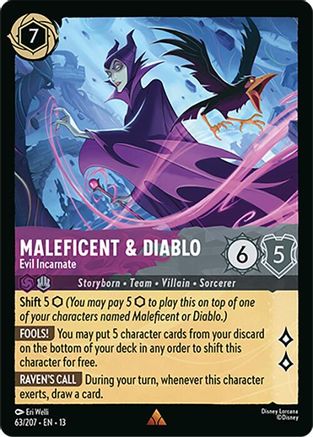 Image of Maleficent & Diablo - Evil Incarnate (63/204) - Attack of the Vine