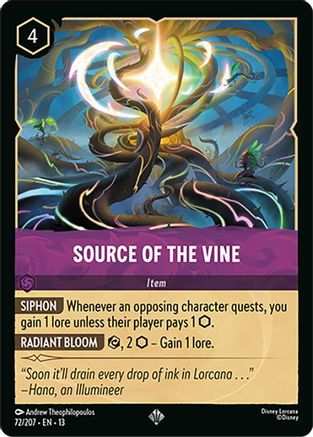 Image of Source of the Vine (72/204) - Attack of the Vine Cold Foil