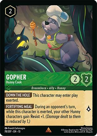 Image of Gopher - Hunny Cook (78/204) - Attack of the Vine Cold Foil