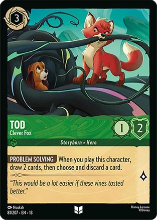Image of Tod - Clever Fox (81/204) - Attack of the Vine
