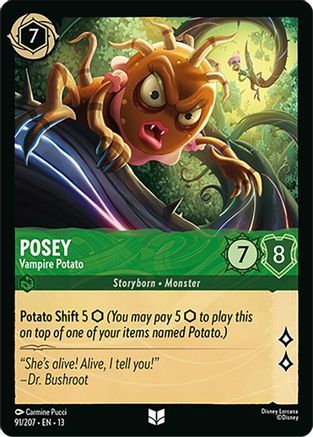Image of Posey - Vampire Potato (91/204) - Attack of the Vine Cold Foil