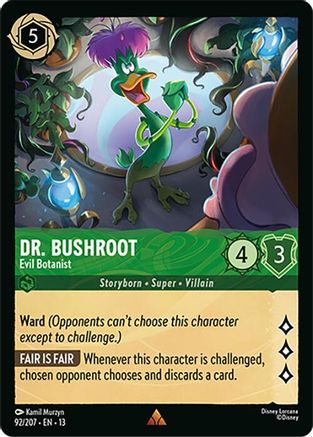 Image of Dr. Bushroot - Evil Botanist (92/204) - Attack of the Vine