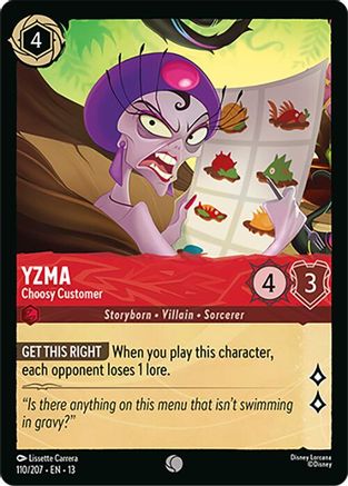 Image of Yzma - Choosy Customer (110/204) - Attack of the Vine