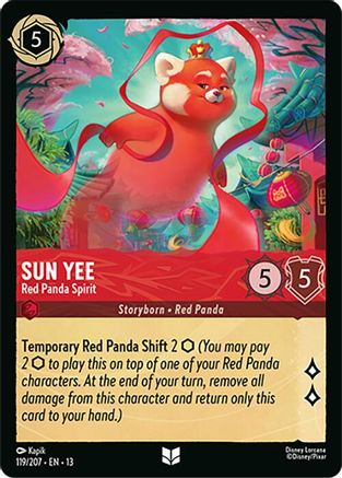 Image of Sun Yee - Red Panda Spirit (119/204) - Attack of the Vine