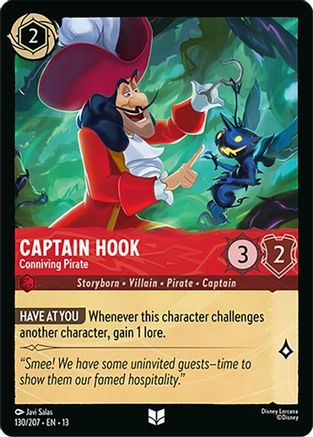 Image of Captain Hook - Conniving Pirate (130/204) - Attack of the Vine