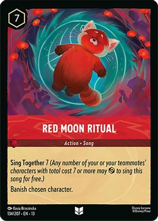 Image of Red Moon Ritual (134/204) - Attack of the Vine Cold Foil