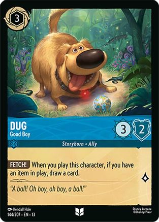 Image of Dug - Good Boy (144/204) - Attack of the Vine Cold Foil