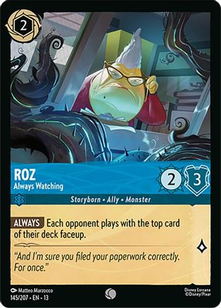 Image of Roz - Always Watching (145/204) - Attack of the Vine Cold Foil