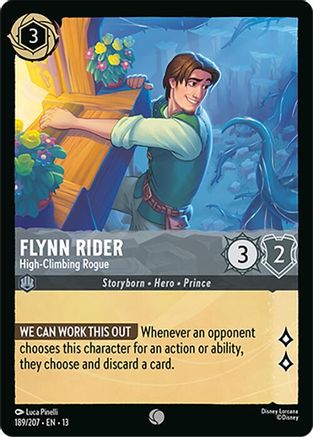 Image of Flynn Rider - High-Climbing Rogue (189/204) - Attack of the Vine