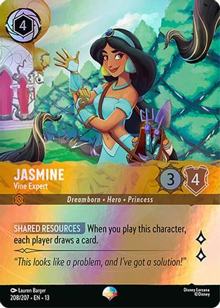Image of Jasmine - Vine Expert (Epic) (208/204) - Attack of the Vine Holofoil