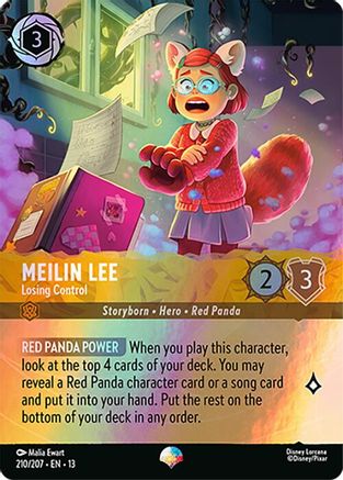 Image of Meilin Lee - Losing Control (Epic) (210/204) - Attack of the Vine Holofoil