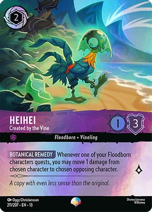 Image of Heihei - Created by the Vine (Epic) (211/204) - Attack of the Vine Holofoil