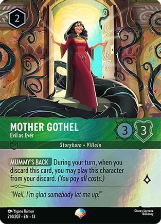 Image of Mother Gothel - Evil as Ever (Epic) (214/204) - Attack of the Vine Holofoil
