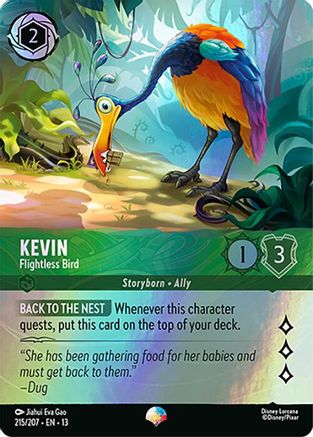Image of Kevin - Flightless Bird (Epic) (215/204) - Attack of the Vine Holofoil