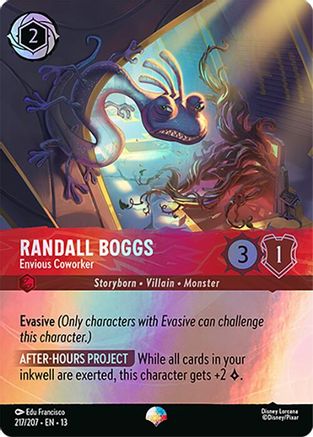 Image of Randall Boggs - Envious Coworker (Epic) (217/204) - Attack of the Vine Holofoil