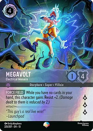 Image of Megavolt - Electrical Menace (Epic) (225/204) - Attack of the Vine Holofoil